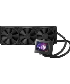 ASUS ROG Ryujin III 360 All-in-one Liquid CPU Cooler with 360mm Radiator. Asetek 8th gen Pump, 3X Noctua industrialPPC 120mm Fans, 3.5” Color LCD