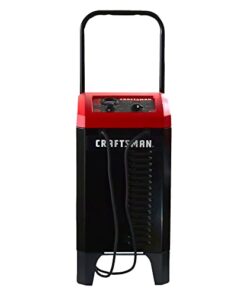 CRAFTSMAN Wheeled Battery Charger and Engine Starter, CMXCESM233, 2-in-1 Manual Timer Controlled, 250 Cranking Amps, 6 Volt, 12 Volt, for Car, SUV, Truck, and Marine Batteries