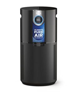 Shark AP1000 Clean Sense Air Purifier MAX, Allergies, HEPA Filter, 1100 Sq Ft, XL Room, Living Room, Whole Home, Captures 99.98% of Particles, Pollutants, Dust, Smoke, Allergens & Smells, Grey
