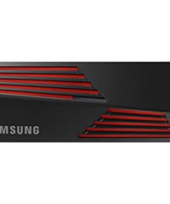SAMSUNG 990 PRO w/ Heatsink SSD 2TB, PCIe Gen4 M.2 2280 Internal Solid State Hard Drive, Seq. Read Speeds Up To 7,450MB/s for High End Computing, Workstations, Compatible w/ PlayStation 5, MZ-V9P2T0CW