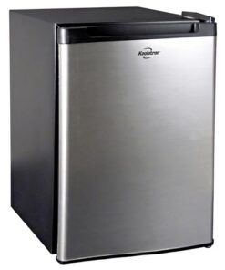 Koolatron 12V / 110V Refrigerator - Mini Fridge With Freezer For Trucks, Cool Storage For Kitchen, Bedroom, Office, Dorms, Compact Free Standing, Neveras Pequeñpara, 1.76 Cubic Feet Capacity, White