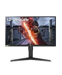 LG UltraGear QHD 27-Inch Gaming Monitor 27GL83A-B - IPS 1ms (GtG), with HDR 10 Compatibility, NVIDIA G-SYNC, and AMD FreeSync, 144Hz, Black