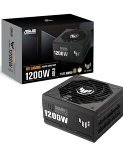 ASUS TUF Gaming 1200W Gold (1200 Watt, ATX 3.0 Compatible Fully Modular Power Supply, 80+ Gold Certified, Military-Grade Components, Dual Ball Bearing, Axial-tech Fan, PCB Coating, 10 Year Warranty)
