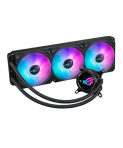 ASUS ROG Strix LC III 360 ARGB All-in-one CPU Liquid Cooler with 360° rotatable Water Block, Asetek’s New Gen7 v2 Pump, Premium ROG ARGB Fans, and 10+ Custom Aura Lighting Effects