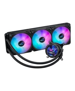 ASUS ROG Strix LC III 360 ARGB LCD All-in-one CPU Liquid Cooler - Intel® LGA 1700, 1200, 115X - AMD Socket AM4, AM5 – with 2.1" IPS LCD, Asetek’s New Gen7 v2 Pump, and Premium ROG ARGB Fans