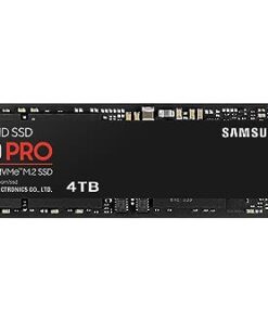 SAMSUNG 990 PRO SSD 4TB PCIe 4.0 M.2 2280 Internal Solid State Hard Drive, Seq. Read Speeds Up to 7,450 MB/s for High End Computing, Gaming, and Heavy Duty Workstations, MZ-V9P4T0B/AM