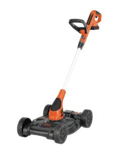 BLACK+DECKER Combination String Trimmer, Lawn Mower, and Edger, Cordless 3-in-1 (MTC220)