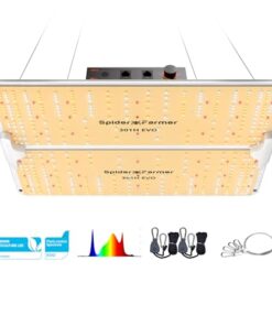 Spider Farmer SF2000Pro, Samsung LM301H EVO Led Grow Light, Full Spectrum Plant Grow Light, Dimmable & High Efficiency & Deeper Penetration Lamps for Seed Starting Vegetables Bloom in 3x3 Grow Tent