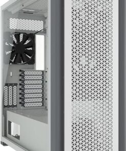 CORSAIR 7000D AIRFLOW Full-Tower ATX PC Case – High-Airflow Front Panel – Spacious Interior – Easy Cable Management – 3x 140mm AirGuide Fans with PWM Repeater Included – White
