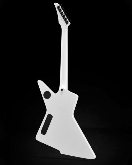 WestCreek Revenge Solid Body Electric Guitar, Heavy Metal Guitar, Right Handed, Heavy Metal Pickups, Rounded End Jumbo Frets, Bone nut, Rosewood Fretboard, Mahogany Body (White)… - Image 5