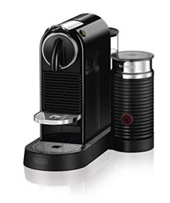 Nespresso CitiZ Coffee and Espresso Machine by De'Longhi with Milk Frother, Black, 9.3 x 14.6 x 10.9 inches