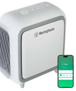 Westinghouse Smart Air Purifier | Medium Room 505 sf | HEPA Filter NCCO Technology | 4-Stage Medical-Grade Filtration | Kills, sanitizes removes bacteria, Pet Dander, Dust, Smoke, Odor, Pollen | WH50