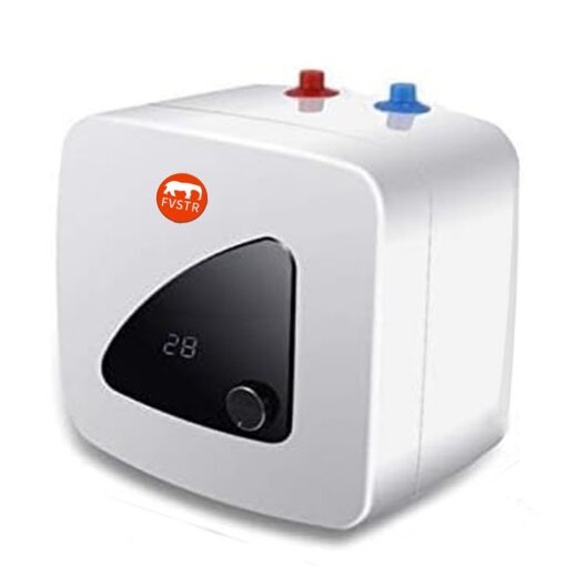 FVSTR 8L 2.16 Gallon Smart Electric Water Heater, 220V/1500W, 2.16Gallon for Small Spaces, Under Sink, Counters, RVs, Trailers (2.16 Gallon) (8L)