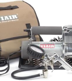 VIAIR 400P/40045 Automatic Portable Compressor, Tire Inflator Kit, Air Compressor for Truck, Jeep, SUV, and Car Tires, Portable Air Pump Kit, Car Accessories, 33% Duty Cycle, 150 PSI/2.30 CFM