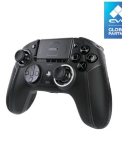 NACON Revolution 5 Pro Officially Licensed PlayStation Wireless Gaming Controller for PS5 / PS4 / PC - Hall Effect, Trigger Stops, Mappable Buttons, Bluetooth Audio - Triple Black