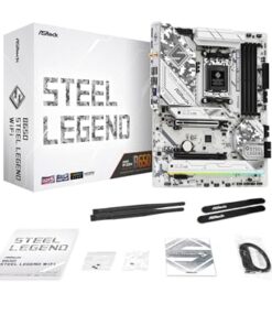 ASRock B650 Steel Legend WiFi 6E AMD Socket AM5 Ryzen 9000 8000 and 7000 Series SATA3 M.2 DDR5 7200+(OC) 256GB SATA3 6.0 Gb/s ATX Motherboard BIOS Flashback