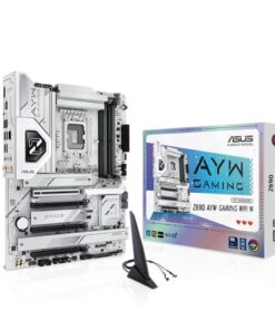 ASUS Z890 AYW Gaming WiFi W ATX Z890 Motherboard, Intel® Core™ Ultra Series 2 Ready, Advanced AI PC-Ready, 16+1+2+1 Stages, DDR5, PCIe® 5.0, Thunderbolt™ 4, USB Type-C®, 4 x M.2, Wi-Fi 7, 2.5Gb LAN