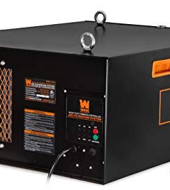 WEN 3417 3-Speed Remote-Controlled Industrial-Strength Air Filtration System (556/702/1044 CFM)