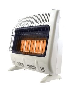 Mr. Heater 30,000 BTU Vent Free Radiant Propane Heater For Cold Rooms, Additions, Sun Rooms & Cabins - White
