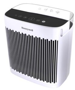 Honeywell InSight HEPA Air Purifier with Air Quality Indicator for Medium-Large Rooms (190 sq ft), White - Wildfire/Smoke, Pollen, Pet Dander, and Dust Air Purifier