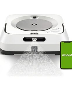 iRobot Braava Jet M6 (6110) Ultimate Robot Mop- Wi-Fi Connected, Precision Jet Spray, Smart Mapping, Works with Alexa, Ideal for Multiple Rooms, Recharges and Resumes, White