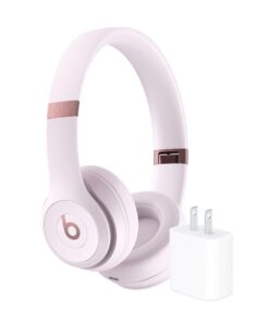 Beats Solo 4 Wireless Headphones with 20W Power Adapter - Cloud Pink