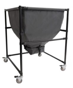 VERMI-FUTURE® Worm Hotel XL Composting Bag – 170L Capacity | CFT Design | Vented Lid | Heavy-Duty Casters | All-Metal Frame for Home, Office, School Composting