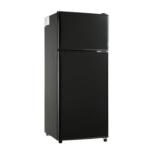 Kazigak Mini Fridge with Freezer, 3.5 Cu.Ft Compact refrigerator, Small Fridge with 7 Adjustable Thermostat, 2 Doors, For Dorm/Apartment/Office/Kitchen - Black
