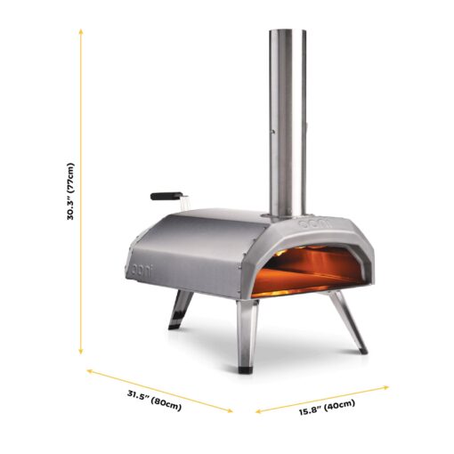 Ooni Karu 12 Multi-Fuel Outdoor Pizza Oven – Portable Wood and Gas Fired Pizza Oven with Pizza Stone, Outdoor Ooni Pizza Oven - Woodfired & Stonebaked Pizza Maker, Countertop Dual Fuel Pizza Oven - Image 9