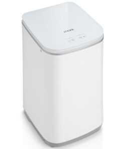 HAVA Portable Washing Machine, Small Washer 0.8 Cu. Ft. Capacity, Fully Automatic with 8 Wash Cycles, Touch Button & LED Display, Space Saving for Apartments, Dorms, and RVs