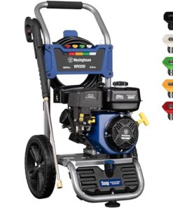 Westinghouse WPX3200 Gas Pressure Washer, 3200 PSI and 2.5 Max GPM, Onboard Soap Tank, Spray Gun and Wand, 5 Nozzle Set, for Cars/Fences/Driveways/Homes/Patios/Furniture
