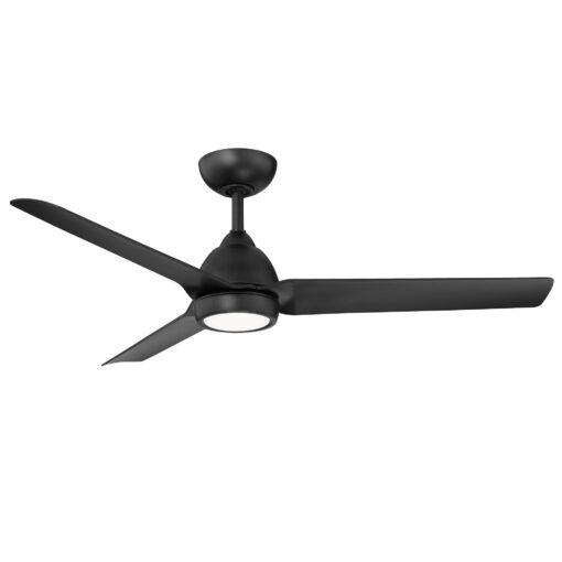 WAC Smart Fans Mocha Indoor and Outdoor 3-Blade Smart Home Ceiling Fan 54in Matte Black with 3000K LED Light Kit and Remote Control works with Alexa and iOS or Android App - Image 10