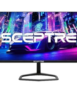 Sceptre 27-inch 240Hz Gaming Monitor 1ms 99% sRGB AMD FreeSync Premium DisplayPort x2 HDMI x2 Build-in Speakers, Machine Black (E278B-FWD240)