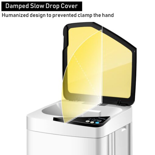 Waterjoy Portable Washing Machines, 7.7 lbs Load Capacity Portable Washer and Dryer Combo with Built-in Barrel Light & LED Display for Household and Apartment （Yellow） - Image 3