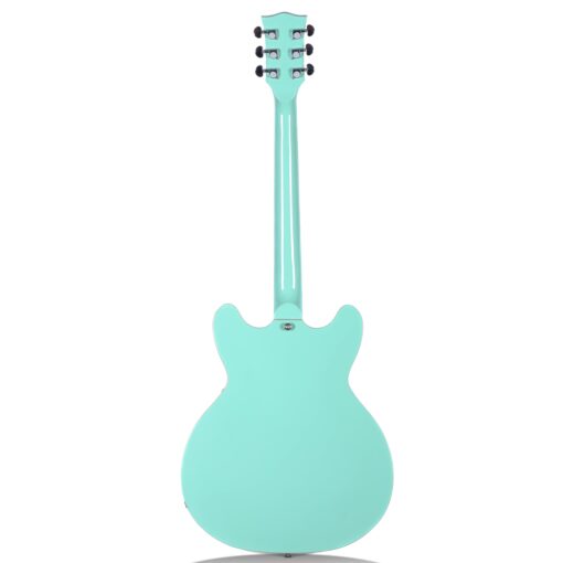 Redid Semi-Hollow Body Electric Guitar RD-100 Jazz Guitar with F-Hole,Maple neck,humbucker Pickups(Green) - Image 9