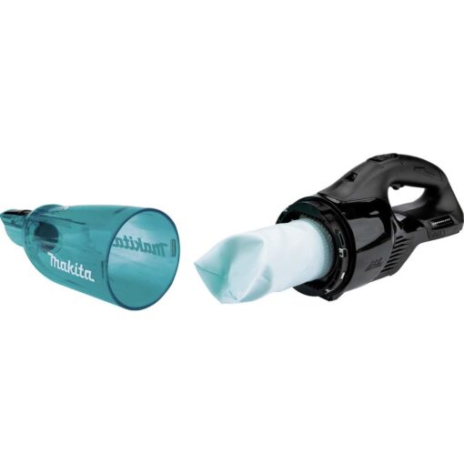 Makita XLC03ZBX4 18V LXT Lithium-Ion Brushless Compact Cordless Vacuum, Trigger w/Lock, Tool Only, Black - Image 6