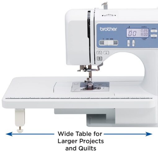 Brother XR9550 Computerized Sewing and Quilting Machine, LCD Display, and Embroidery Bobbins 10-Pack, Clear - Image 6