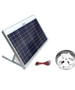 Amtrak Solar Powerful 100-Watt Galvanized Steel Solar Attic Fan Cools, Ventilates Exhaust Your House, Garage or RV and Protects Against Moisture Build-up (Angle Brackets)