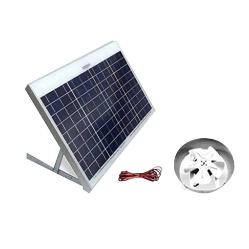 Amtrak Solar Powerful 100-Watt Galvanized Steel Solar Attic Fan Cools, Ventilates Exhaust Your House, Garage or RV and Protects Against Moisture Build-up (Angle Brackets)