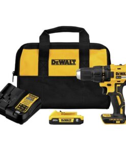DEWALT 20V MAX Cordless Drill Driver, 1/2 Inch, 2 Speed, XR 2.0 Ah Battery and Charger Included (DCD777D1)