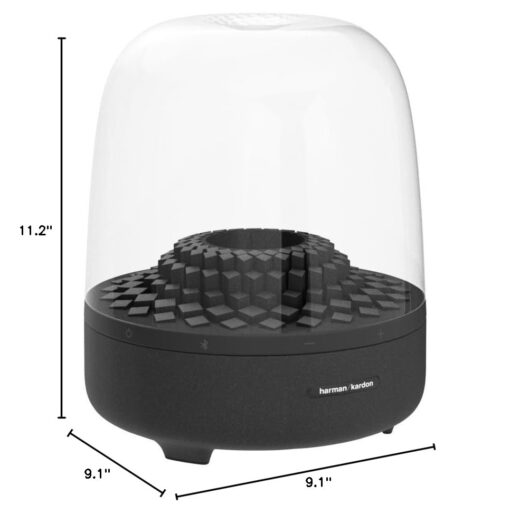 Harman Kardon Aura Studio 4 - Bluetooth Home Speaker - Superior Sound Performance - 5 Diamond-Effect Lighting Themes - Made with Recycled Materials - Image 2