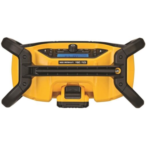 DEWALT 12V/20V MAX Portable Bluetooth Radio, Cordless, 100 ft Range, 3.5” Subwoofers, Jobsite (DCR028B) - Image 5