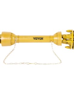 VEVOR PTO Shaft, 1-3/8" PTO Drive Shaft, 6 Spline Both Ends PTO Driveline Shaft, Series 4 Tractor PTO Shaft, 31.5"-41" Brush Hog PTO Shaft, Yellow PTO Shaft w/Slip Clutch for Bush Hog/Finish Mower