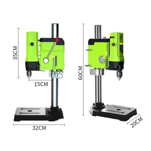 BACHIN Bench Drill Stand 1050W Mini Electric Bench Drilling Machine Drill Chuck 3-16mm - Image 8