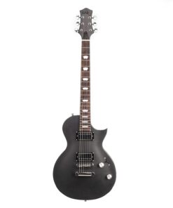 EART EGLP-610 Electric Guitar Solid-Body Electric Guitar,Custom Alnico-II Humbuckers, Satin Sapphire Blue, Satin Gunmetal Black, Satin Honey Tea