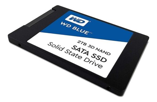 Western Digital 2TB WD Blue 3D NAND Internal PC SSD - SATA III 6 Gb/s, 2.5"/7mm, Up to 560 MB/s - WDS200T2B0A, Solid State Hard Drive - Image 4