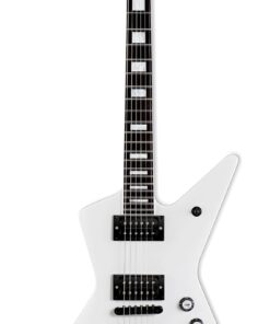 WestCreek Revenge Solid Body Electric Guitar, Heavy Metal Guitar, Right Handed, Heavy Metal Pickups, Rounded End Jumbo Frets, Bone nut, Rosewood Fretboard, Mahogany Body (White)…