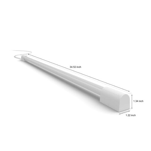 Philips Hue Compact Smart Light Tube, White - White and Color Ambiance LED Color-Changing Light - 1 Pack - Sync with TV, Music, and Gaming - Requires Bridge and Sync Box - Control with App or Voice - Image 2