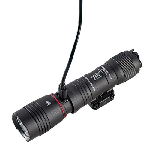 Streamlight 89009 ProTac 2.0 2000-Lumen Rail Mount High Lumen Tactical Rechargeable Long Weapon-Mounted Flashlight with Straight Pressure Switch, SL-B50 Battery Pack and USB-C Cord, Black - Image 4