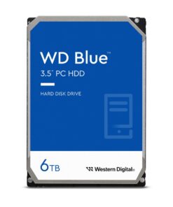 Western Digital 6TB WD Blue PC Internal Hard Drive - 5400 RPM Class, SATA 6 Gb/s, , 64 MB Cache, 3.5" - WD60EZRZ